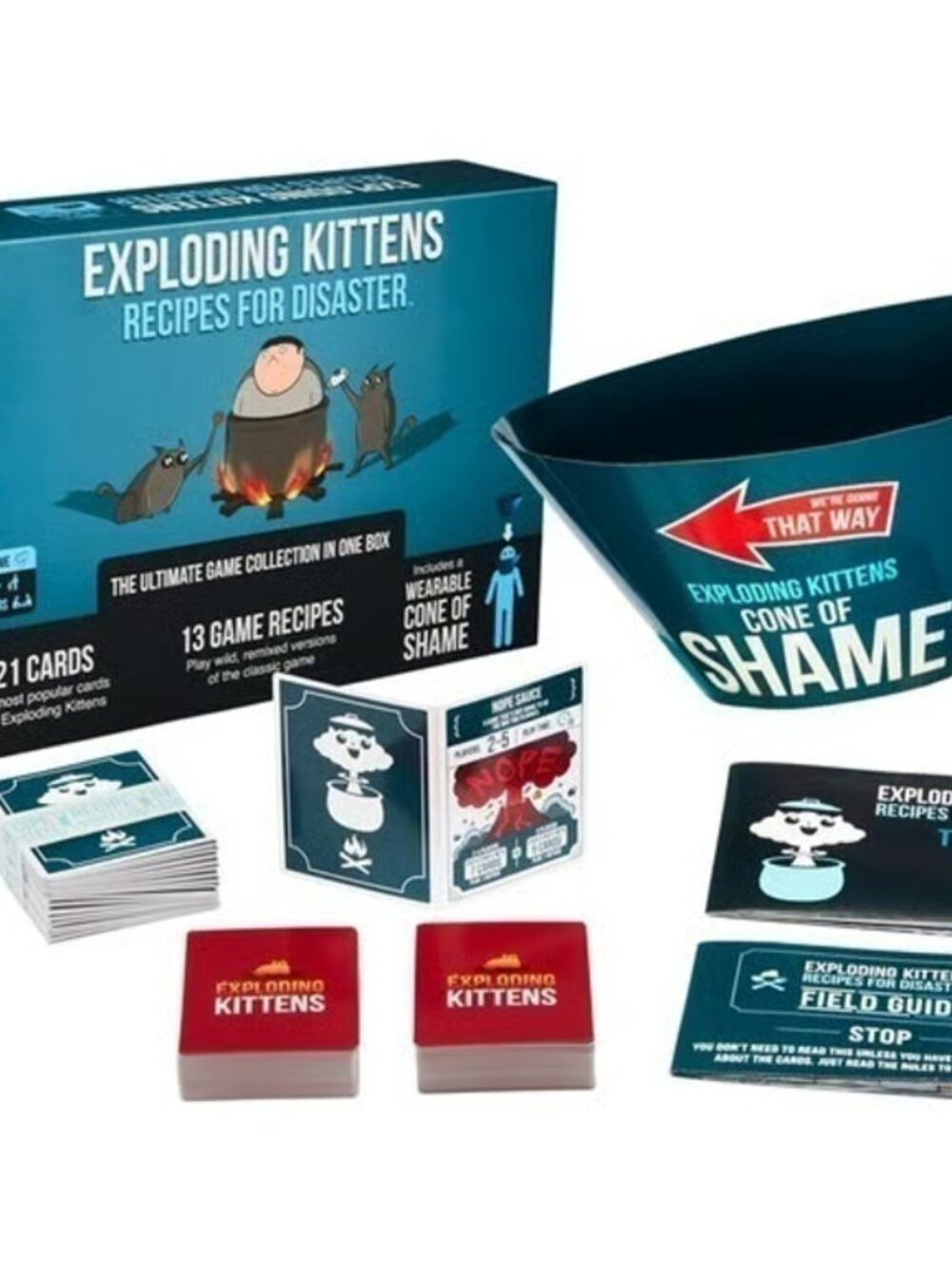 Exploding Kittens Recipes for Disaster - Deluxe Family Card set age 7+